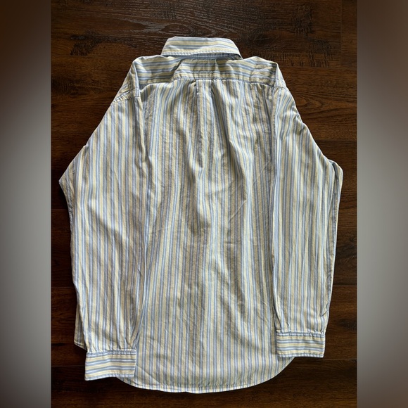 Polo Ralph Lauren Shirt Mens Large Striped Button Down Long Sleeve Classic Fit - Picture 2 of 6
